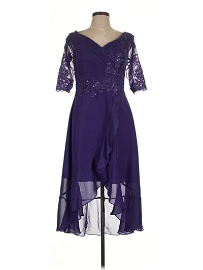 Pre-owned Jj's House Cocktail Dress In Purple