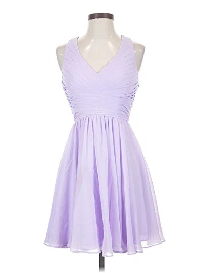 Pre-owned Jj's House Cocktail Dress In Purple