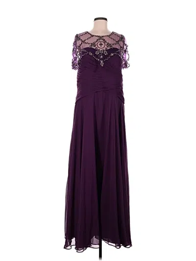 Pre-owned Jj's House Cocktail Dress In Purple
