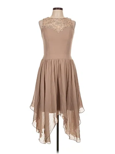Jj's House Cocktail Dress In Tan