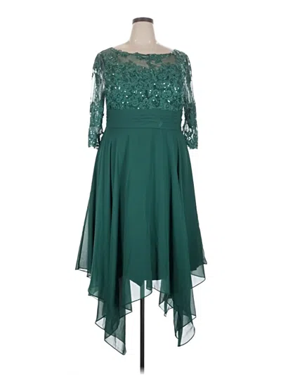 Pre-owned Jj's House Cocktail Dress In Teal