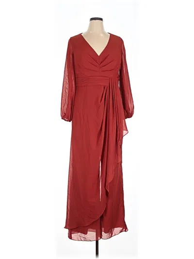 Pre-owned Jj's House Jumpsuit In Burgundy