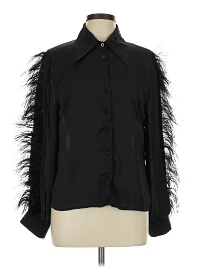 Pre-owned Jj's House Long Sleeve Blouse In Black