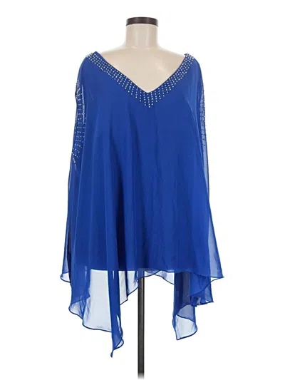 Pre-owned Jj's House Sleeveless Blouse In Blue