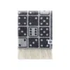 J.j.textile Black / White Dice Wool Throw