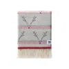 J.j.textile Brown / Red / Black Festive Reindeer Wool Throw