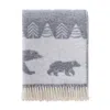 J.j.textile Grey Moon Throw In Gray