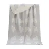 J.j.textile Neutrals Light Grey Sheep Mima Pure Cotton Throw