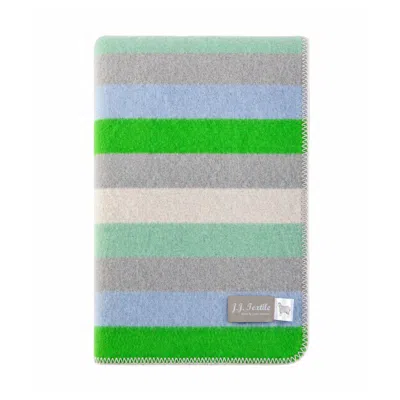 J.j.textile Sea Breeze Stripe Wool Blanket