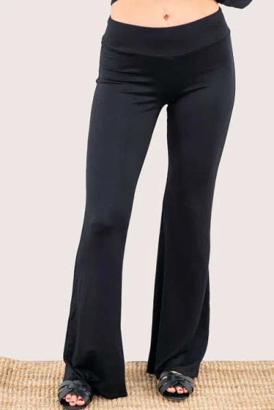 Jjwinks Butt, Seriously Flare Lounge & Sleep Pants With Pockets In Black