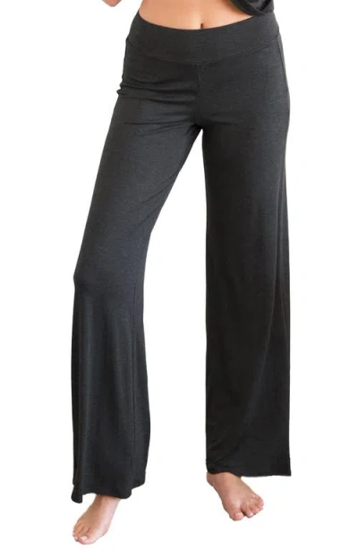 Jjwinks Power Pants Wide Leg Lounge & Live Palazzo In Charcoal