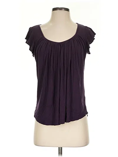 Pre-owned Jjwinks Short Sleeve Blouse In Purple