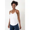 Jjwinks Slumber Party Built-in Shelf Adjustable Lounge & Sleep Pajama Tank Top In White
