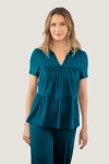 Jjwinks Tiered Built-in Shelf Tee In Blue