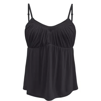 Jjwinks Women's Baby Doll Top - Black