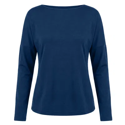 JJWINKS WOMEN'S BLUE ESSENTIAL PULLOVER– LIGHTWEIGHT LAYER - NAVY