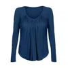 Jjwinks Women's Blue Full Moon Top, Navy In Blue