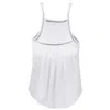 Jjwinks Wine Down Built-in Shelf Racerback Tank Lounge & Sleep Top In White