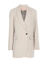 Jjxx By Jack & Jones Woman Blazer Beige Size M Recycled Polyester, Viscose, Elastane