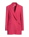 Jjxx By Jack & Jones Woman Blazer Fuchsia Size M Recycled Polyester, Viscose, Elastane In Pink
