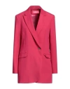 Jjxx By Jack & Jones Woman Blazer Fuchsia Size S Recycled Polyester, Viscose, Elastane In Pink