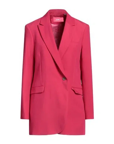 Jjxx By Jack & Jones Woman Blazer Fuchsia Size S Recycled Polyester, Viscose, Elastane In Pink