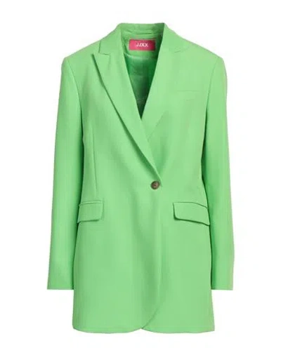 Jjxx By Jack & Jones Woman Blazer Lime Green Size S Recycled Polyester, Viscose, Elastane In Green