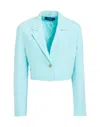 Jjxx By Jack & Jones Woman Blazer Turquoise Size L Recycled Polyester, Viscose, Elastane In Blue