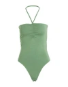 Jjxx By Jack & Jones Woman Bodysuit Sage Green Size M Cotton, Modal, Elastane