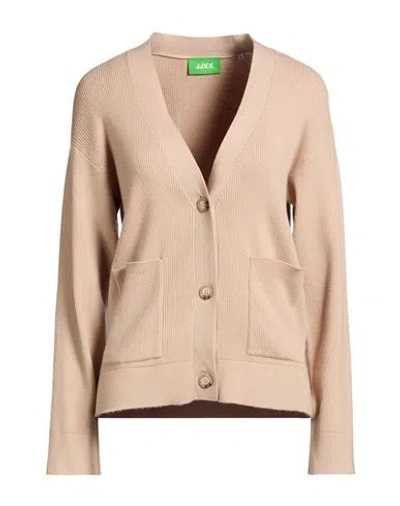 Jjxx By Jack & Jones Woman Cardigan Beige Size L Viscose, Polyester, Nylon In Pink