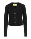Jjxx By Jack & Jones Woman Cardigan Black Size L Recycled Polyester, Acrylic, Wool, Elastane In Black