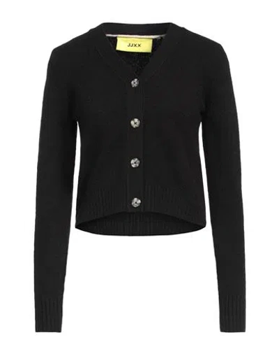 Jjxx By Jack & Jones Woman Cardigan Black Size L Recycled Polyester, Acrylic, Wool, Elastane