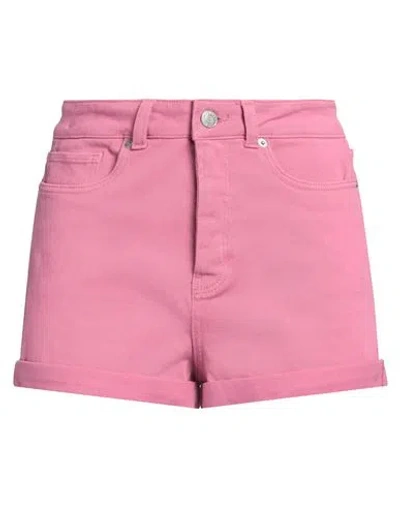 Jjxx By Jack & Jones Woman Denim Shorts Pink Size M Cotton, Elastane
