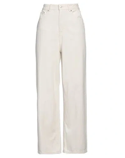 JJXX BY JACK & JONES JJXX BY JACK & JONES WOMAN JEANS WHITE SIZE 31W-32L COTTON