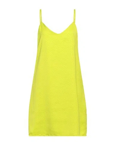 Jjxx By Jack & Jones Woman Mini Dress Yellow Size M Recycled Polyester, Polyester
