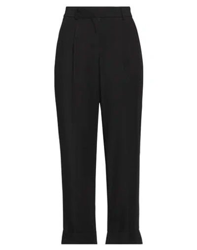 Jjxx By Jack & Jones Woman Pants Black Size 28w-30l Recycled Polyester, Viscose, Elastane