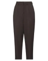 Jjxx By Jack & Jones Woman Pants Dark Brown Size 29w-32l Recycled Polyester, Viscose, Elastane
