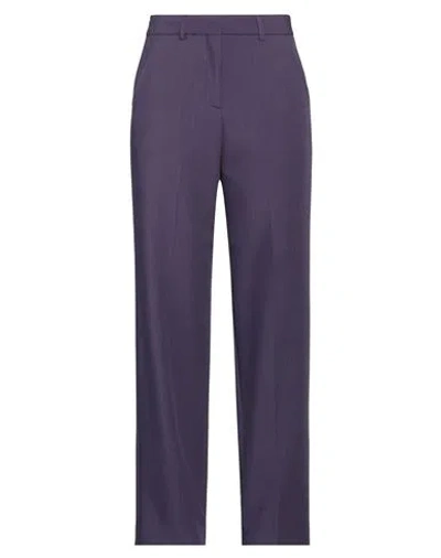 Jjxx By Jack & Jones Woman Pants Dark Purple Size 30w-30l Recycled Polyester, Viscose, Elastane