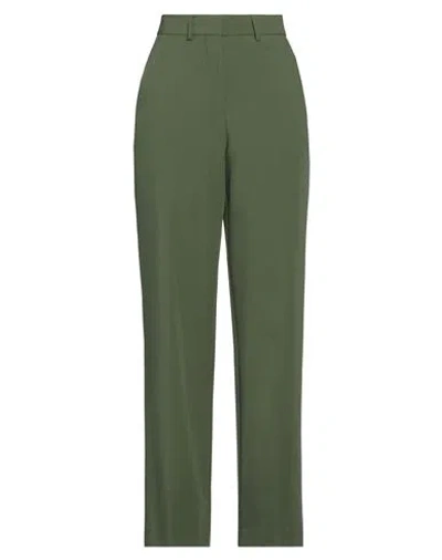 Jjxx By Jack & Jones Woman Pants Green Size 29w-32l Recycled Polyester, Viscose, Elastane