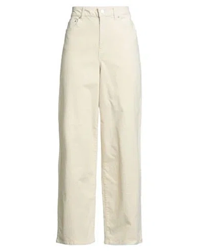 Jjxx By Jack & Jones Woman Pants Ivory Size 29w-30l Cotton, Elastane
