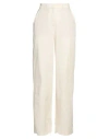 Jjxx By Jack & Jones Woman Pants Ivory Size L Cotton In White