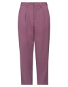 Jjxx By Jack & Jones Woman Pants Mauve Size 29w-32l Recycled Polyester, Viscose, Elastane In Purple