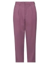 Jjxx By Jack & Jones Woman Pants Mauve Size 28w-32l Recycled Polyester, Viscose, Elastane In Purple