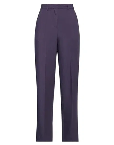 Jjxx By Jack & Jones Woman Pants Purple Size 29w-30l Recycled Polyester, Viscose, Elastane In Purple