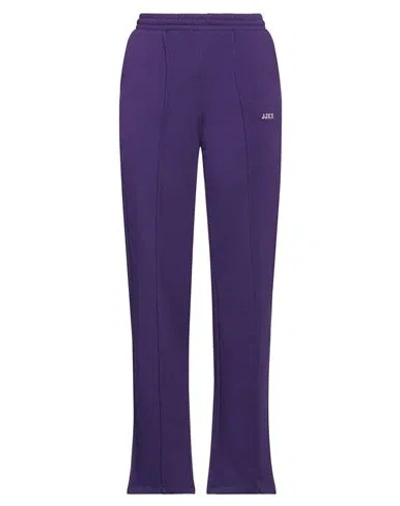 Jjxx By Jack & Jones Woman Pants Purple Size L Organic Cotton