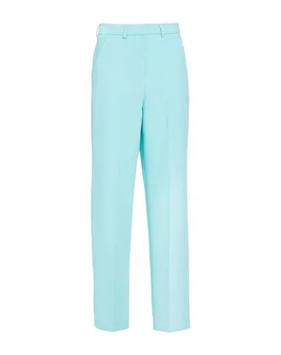 Jjxx By Jack & Jones Woman Pants Turquoise Size 29w-32l Recycled Polyester, Viscose, Elastane In Blue