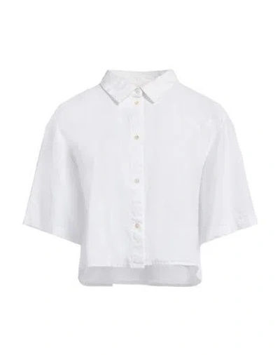 Jjxx By Jack & Jones Woman Shirt White Size L Cotton, Linen In White