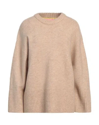 Jjxx By Jack & Jones Woman Sweater Beige Size L Recycled Polyester, Acrylic, Wool, Elastane
