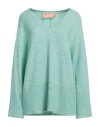 Jjxx By Jack & Jones Woman Sweater Light Green Size M Recycled Polyester, Acrylic, Wool, Elastane In Green