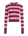 Jjxx By Jack & Jones Woman Sweater Pink Size L Viscose, Nylon, Elastane